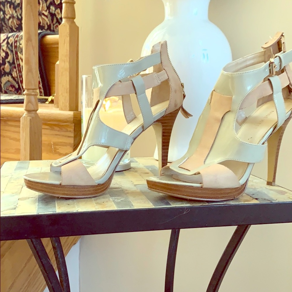 Nine West High Heels Stylish cut outs. Zippered